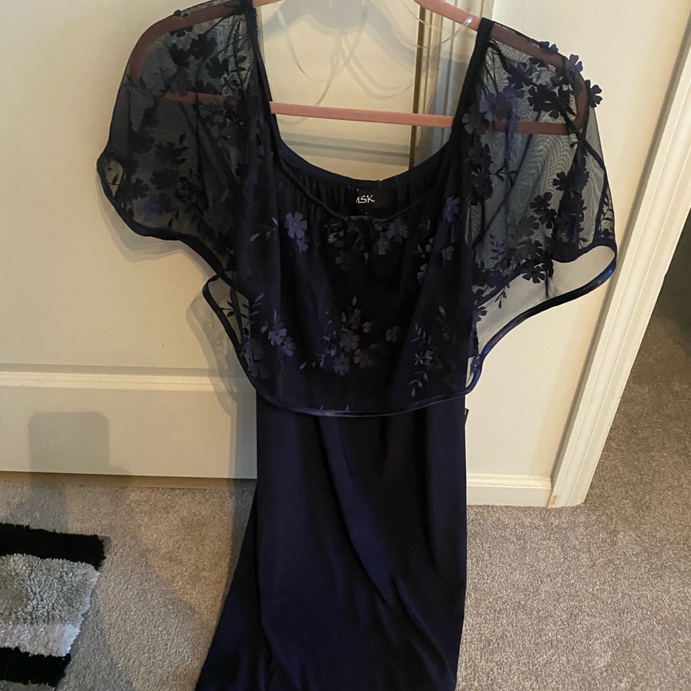 MSK Macy’s navy dress